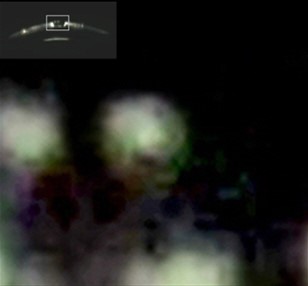 Image of possible non-human occupant inside Turkey UFO seen by multiple witnesses (a)