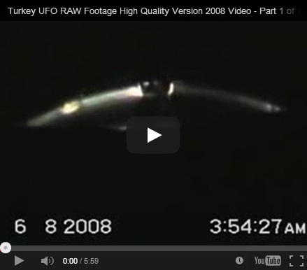 Turkey UFO RAW Footage High Quality Version 2008 Video - Part 1 of 3